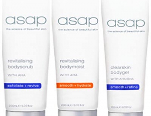 asap skin care body products